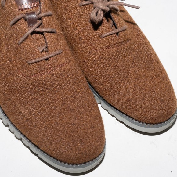 Cole Haan ZeroGrand Chukka Mens Size 8 Wool Stitchlite C30708 Brown Casual Shoes main image 5